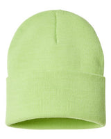 Atlantis Headwear PURE Sustainable Beanie #color_Acid Green
