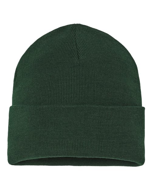 Atlantis Headwear PURE Sustainable Beanie #color_Bottle Green