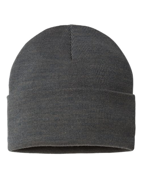 Atlantis Headwear PURE Sustainable Beanie #color_Dark Grey