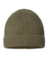 Atlantis Headwear MAPLE Sustainable Finish Edge Cuffed Beanie #color_Olive