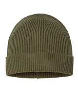 Atlantis Headwear ANDY Sustainable Fine Rib Cuffed Beanie #color_Olive