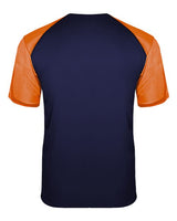 Badger 4230 Breakout T-Shirt #color_Navy/ Burnt Orange