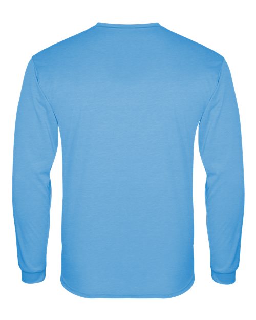 Badger 4944 Triblend Performance Long Sleeve T-Shirt #color_Columbia Blue Heather