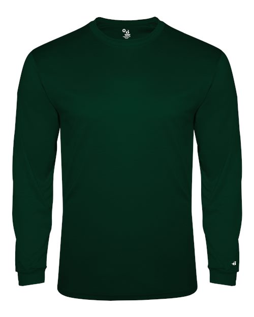 Badger 4944 Triblend Performance Long Sleeve T-Shirt #color_Forest