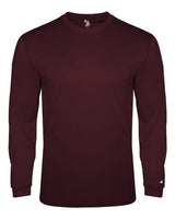 Badger 4944 Triblend Performance Long Sleeve T-Shirt #color_Maroon