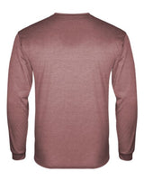 Badger 4944 Triblend Performance Long Sleeve T-Shirt #color_Maroon Heather
