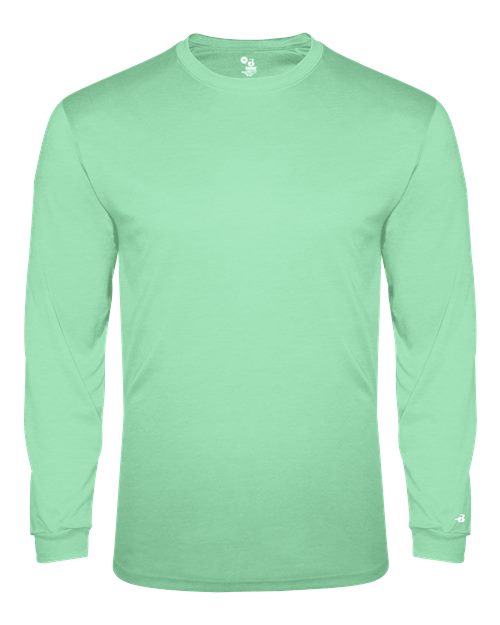 Badger 4944 Triblend Performance Long Sleeve T-Shirt #color_Mint