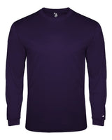 Badger 4944 Triblend Performance Long Sleeve T-Shirt #color_Purple