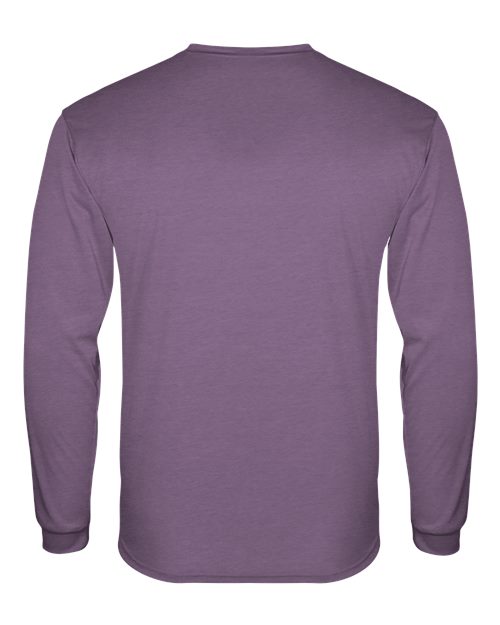 Badger 4944 Triblend Performance Long Sleeve T-Shirt #color_Purple Heather