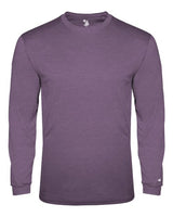 Badger 4944 Triblend Performance Long Sleeve T-Shirt #color_Purple Heather