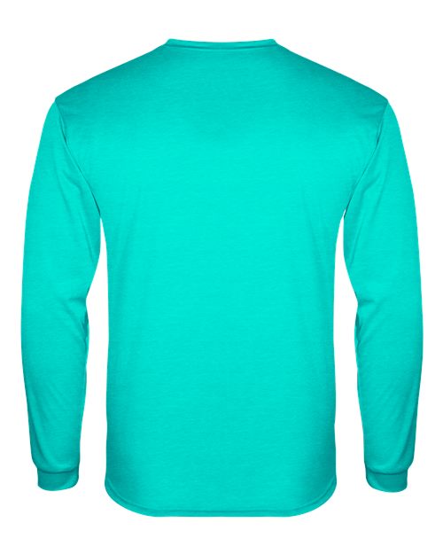 Badger 4944 Triblend Performance Long Sleeve T-Shirt #color_Turquoise
