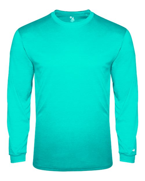 Badger 4944 Triblend Performance Long Sleeve T-Shirt #color_Turquoise