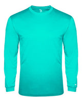 Badger 4944 Triblend Performance Long Sleeve T-Shirt #color_Turquoise