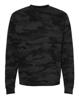 Independent Trading Co. SS3000 Midweight Crewneck Sweatshirt #color_Black Camo