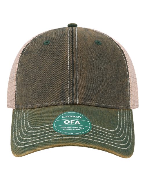 LEGACY OFA Old Favorite Trucker Cap #color_Black/ Green/ Khaki