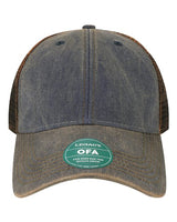 LEGACY OFA Old Favorite Trucker Cap #color_Navy/ Brown