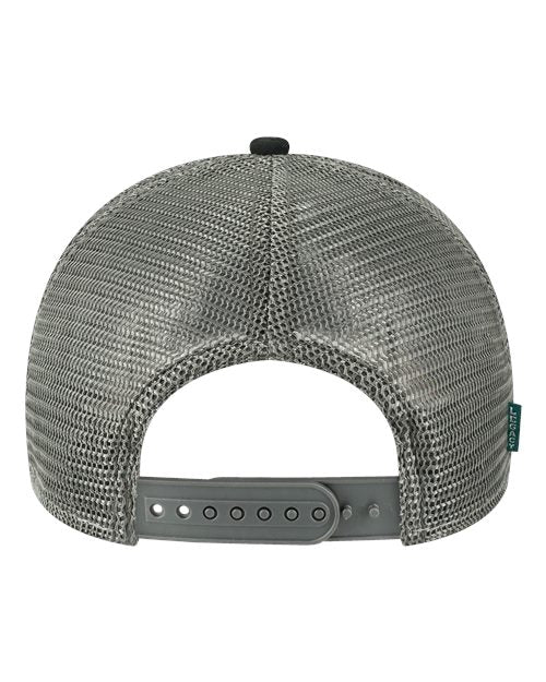 LEGACY MPS Mid-Pro Snapback Trucker Cap #color_Black/ Caramel/ Dark Grey