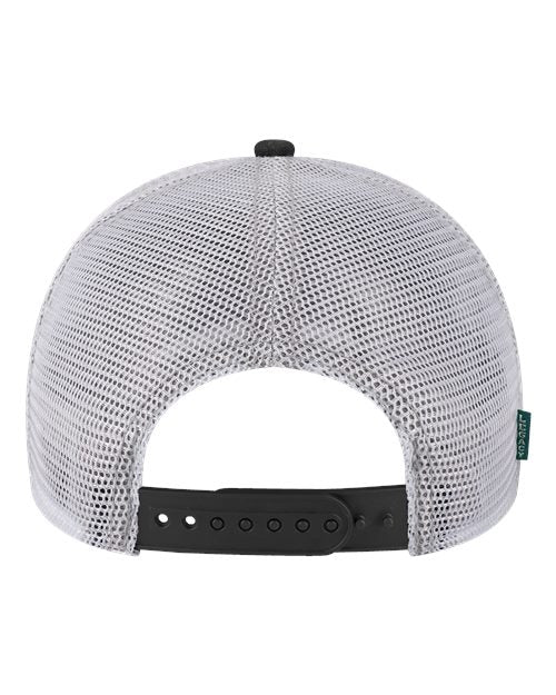LEGACY MPS Mid-Pro Snapback Trucker Cap #color_Black/ Dark Grey/ Silver