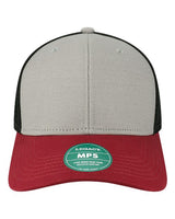 LEGACY MPS Mid-Pro Snapback Trucker Cap #color_Grey/ Burgundy/ Black