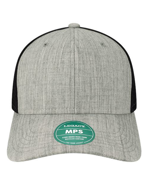LEGACY MPS Mid-Pro Snapback Trucker Cap #color_Melange Grey/ Black