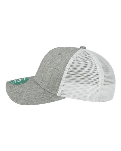 LEGACY MPS Mid-Pro Snapback Trucker Cap #color_Melange Grey/ White