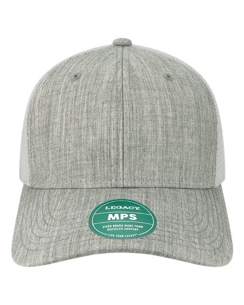 LEGACY MPS Mid-Pro Snapback Trucker Cap #color_Melange Grey/ White