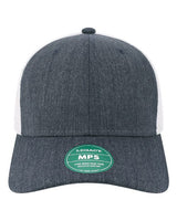 LEGACY MPS Mid-Pro Snapback Trucker Cap #color_Melange Navy/ White