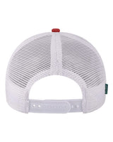LEGACY MPS Mid-Pro Snapback Trucker Cap #color_Melange Scarlet/ White