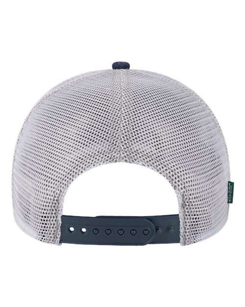LEGACY MPS Mid-Pro Snapback Trucker Cap #color_Navy/ Dark Grey/ Silver