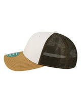 LEGACY MPS Mid-Pro Snapback Trucker Cap #color_White/ Caramel/ Brown