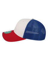 LEGACY MPS Mid-Pro Snapback Trucker Cap #color_White/ Red/ Royal