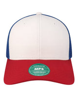 LEGACY MPS Mid-Pro Snapback Trucker Cap #color_White/ Red/ Royal