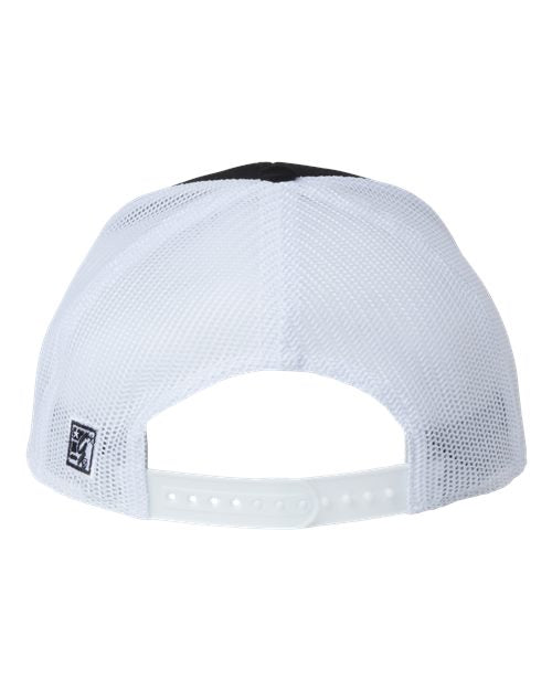 The Game GB452E Everyday Trucker Cap #color_Black/ Grey/ White