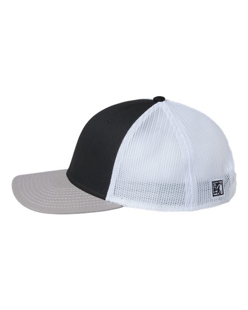The Game GB452E Everyday Trucker Cap #color_Black/ Grey/ White