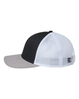 The Game GB452E Everyday Trucker Cap #color_Black/ Grey/ White