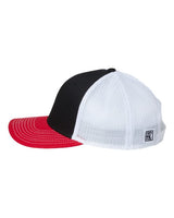 The Game GB452E Everyday Trucker Cap #color_Black/ Red/ White