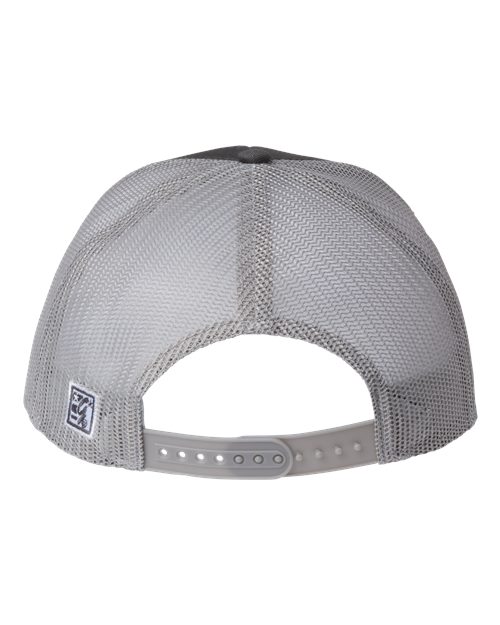 The Game GB452E Everyday Trucker Cap #color_Charcoal/ Grey