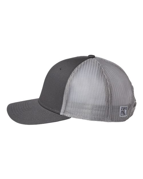 The Game GB452E Everyday Trucker Cap #color_Charcoal/ Grey