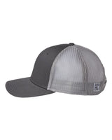 The Game GB452E Everyday Trucker Cap #color_Charcoal/ Grey