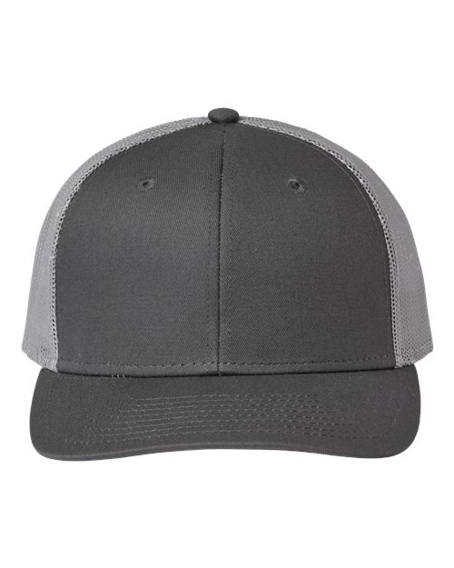 The Game GB452E Everyday Trucker Cap #color_Charcoal/ Grey