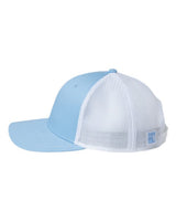 The Game GB452E Everyday Trucker Cap #color_Columbia Blue/ White