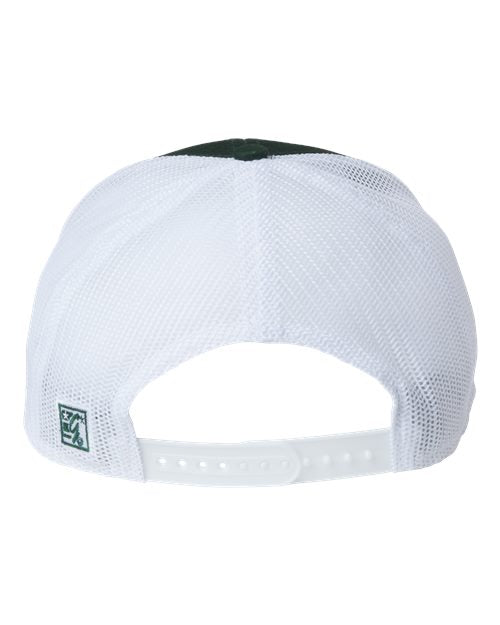 The Game GB452E Everyday Trucker Cap #color_Dark Green/ White