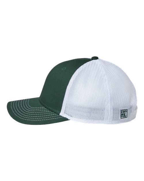The Game GB452E Everyday Trucker Cap #color_Dark Green/ White