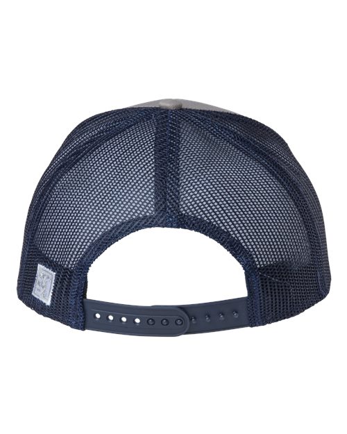 The Game GB452E Everyday Trucker Cap #color_Grey/ Navy