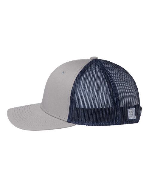 The Game GB452E Everyday Trucker Cap #color_Grey/ Navy