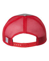 The Game GB452E Everyday Trucker Cap #color_Grey/ Red