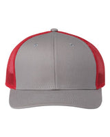 The Game GB452E Everyday Trucker Cap #color_Grey/ Red