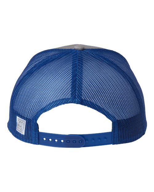 The Game GB452E Everyday Trucker Cap #color_Grey/ Royal
