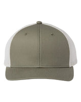 The Game GB452E Everyday Trucker Cap #color_Light Olive/ Stone