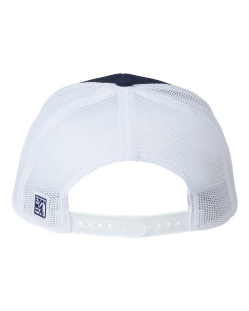 The Game GB452E Everyday Trucker Cap #color_Navy/ Red/ White